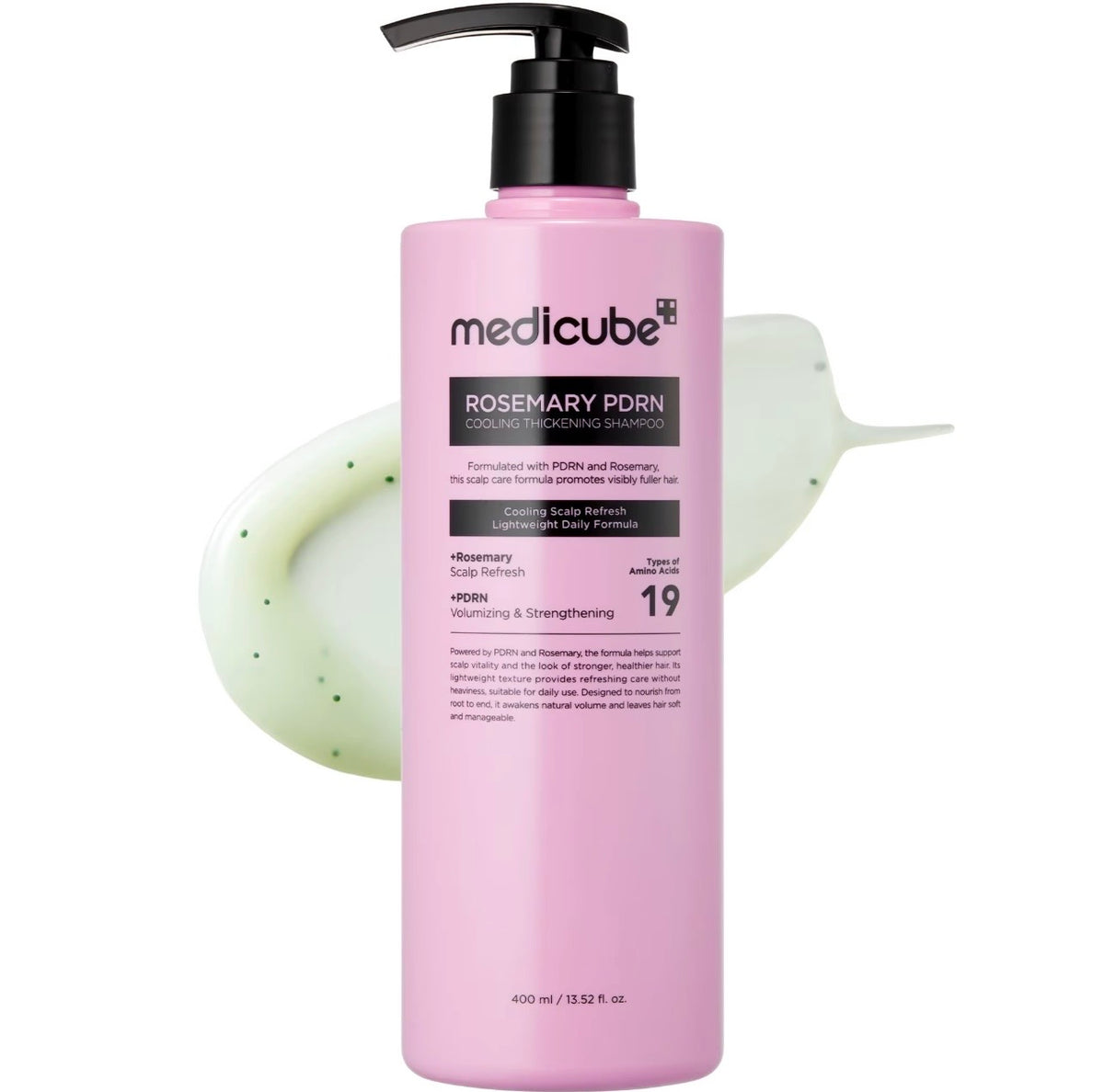 Medicube – Shampoing Épaississant & Rafraîchissant PDRN au Romarin
